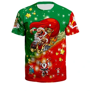 2020 spot Christmas Youth Short sleeve T-shirt