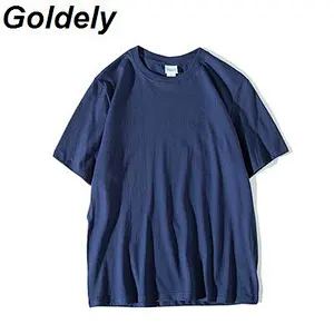 Short sleeve Pure cotton loose blank t shirt