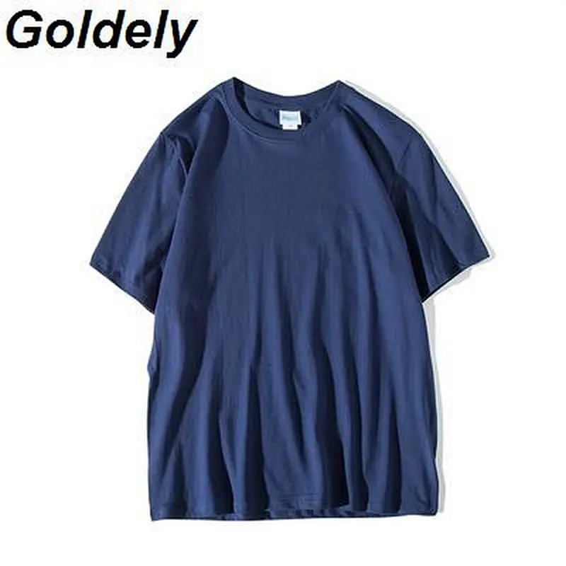Short sleeve Pure cotton loose blank t shirt