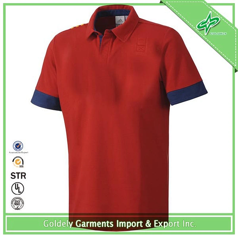 red polo t-shirt for men cheap dry fit popular polo tee shirt hot sale
