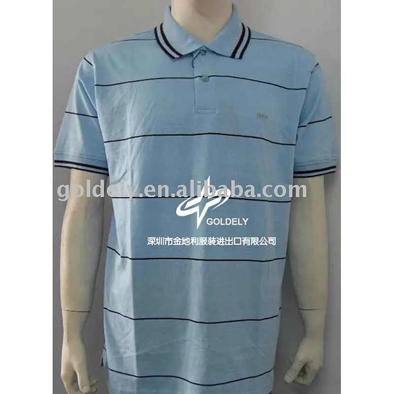 men engineering stripes polo shirt