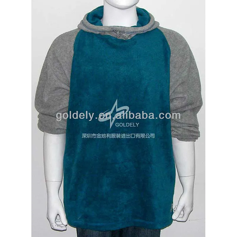 Simple Design ComfortableVelvet Mens Sweatshirt Pullover Hoodie