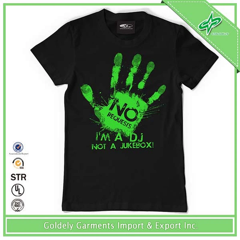 Custom Cartoon UV Activated Color Change T-shirt