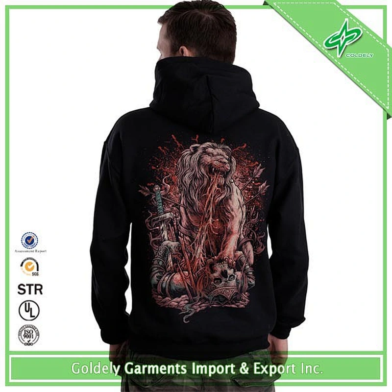 high quality stylish design men's 60% cotton 40% polyester sweatshirt