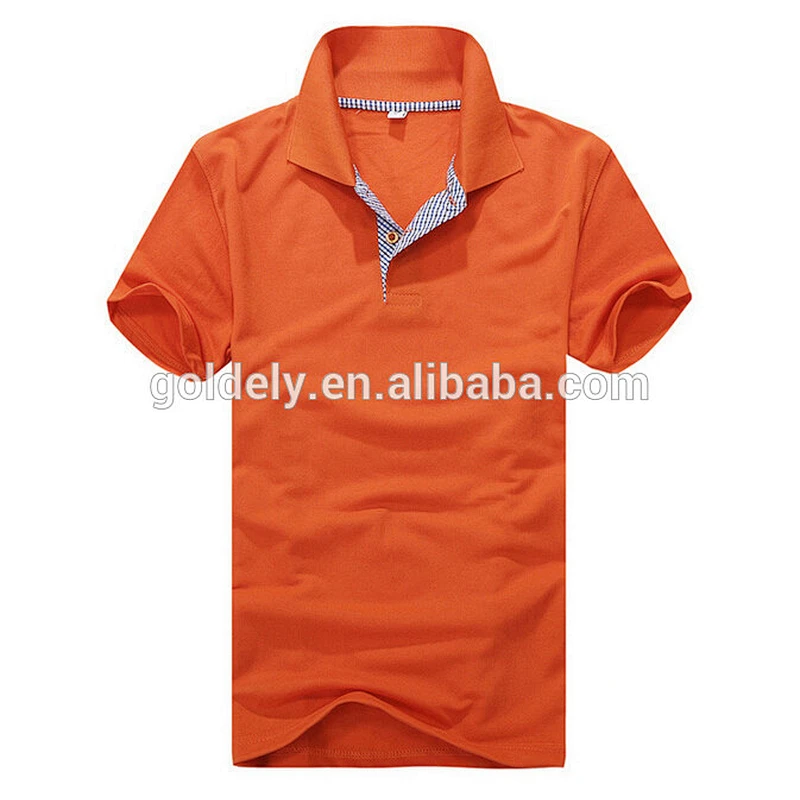 Performance Polo Collar Golf Polo Shirts Pique Fabric
