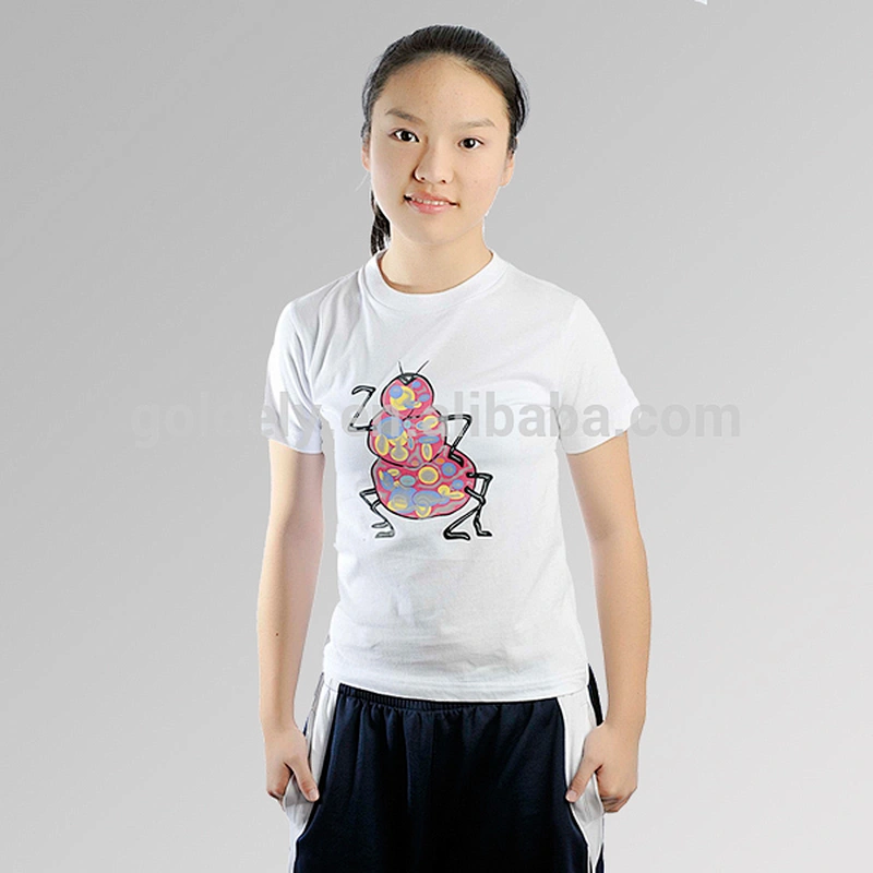 2017 new baby clothing tee shirt for children girls comfortable