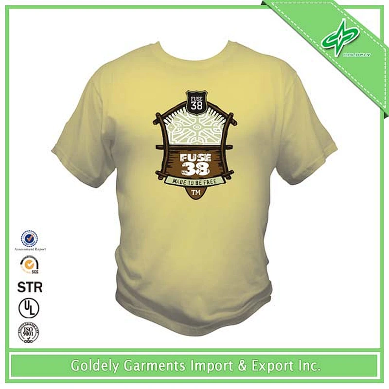 2014 Latest 100% Fashion Slim Eagle Printed T-shirt For Men