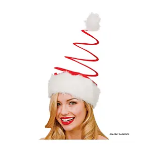 Christmas supplies Christmas ball decorations hat Christmas gifts red spring hat