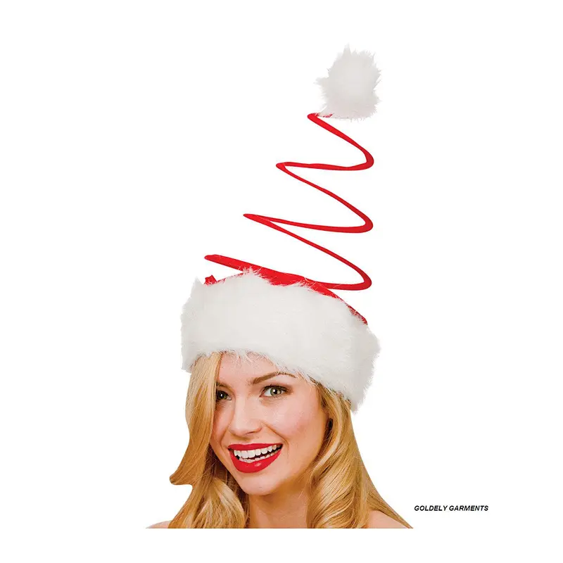 Christmas supplies Christmas ball decorations hat Christmas gifts red spring hat