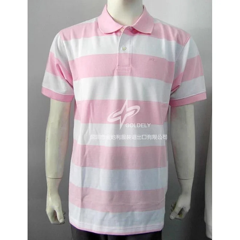 New style Golf Striped Polo Shirt Sport Style Polo Shirt for men