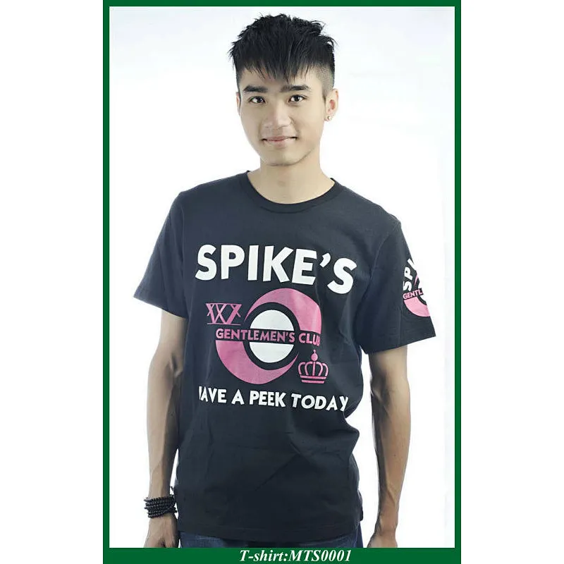 Customized mens stylish slim studded t-shirts