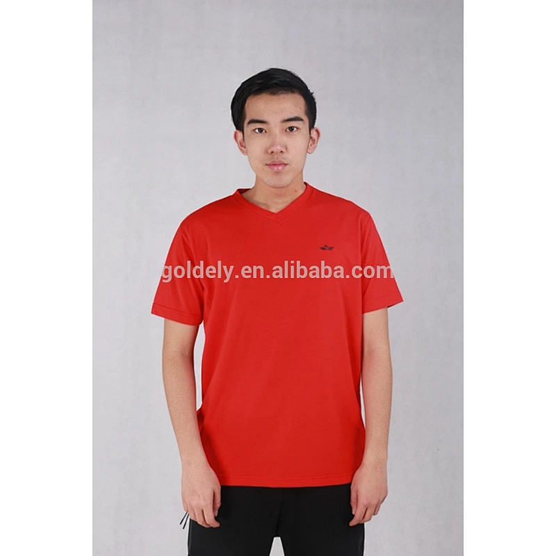 wholesale striped t-shirt in men short sleeve plain dyed