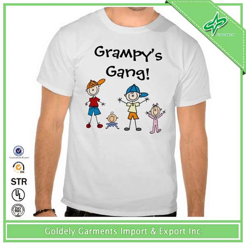 High Quality Custom Printed T-shirt Design With Your Own Idea