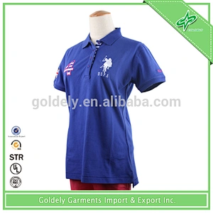 Girls polo shirt with 100% polyester make in China