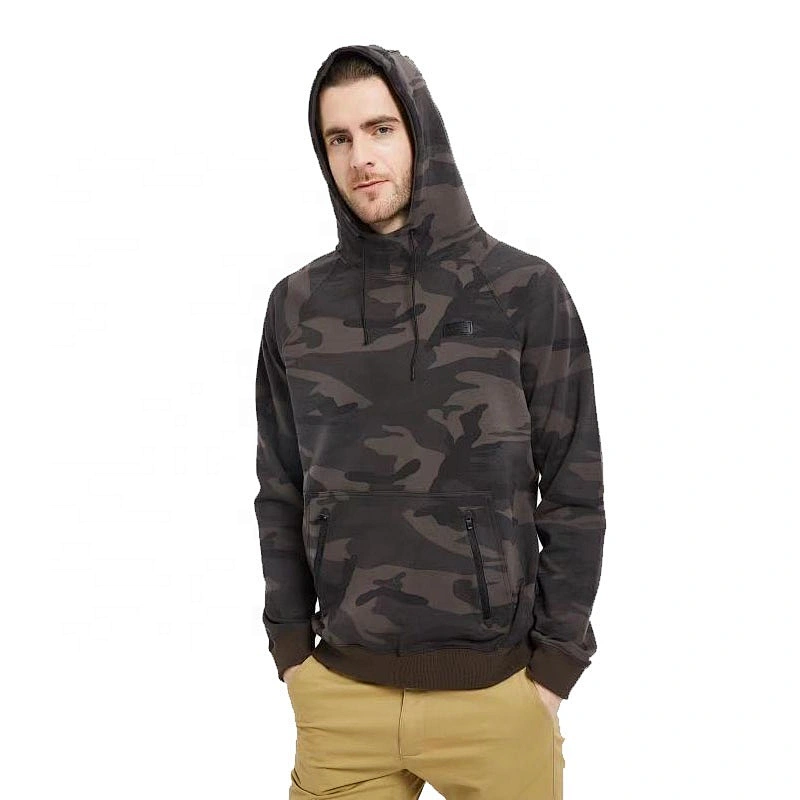 Camouflage full printing Hooded sweatshirt Men's new design with Kangaroo bag hoodie
