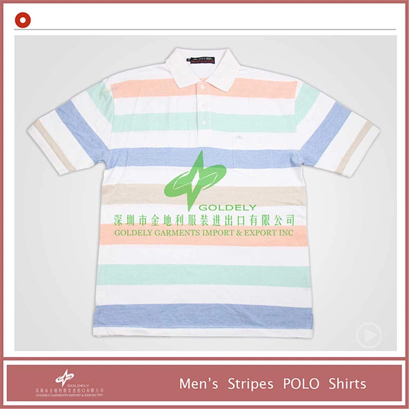 Company uniform Clothing Color Mixed Dyed Mens New Design Own Polo Shirt
