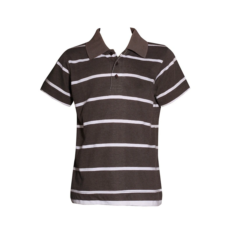 2016 latest design long sleeves stripe tee for boy