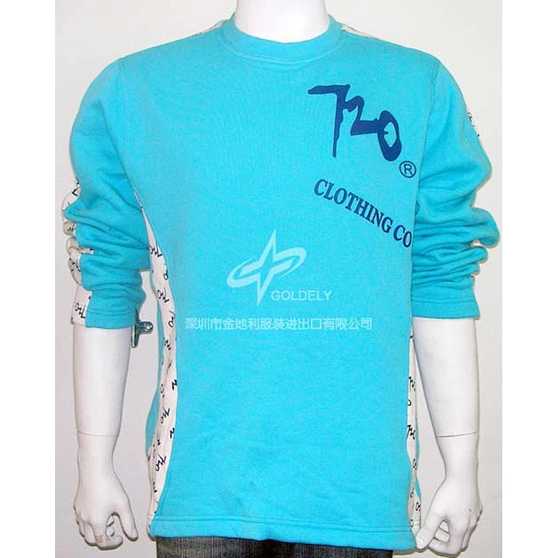OEM service custom printing fleece with sleeves