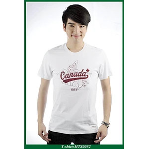 men's cotton fitted pre washed v-neck white t-shirts wholesale