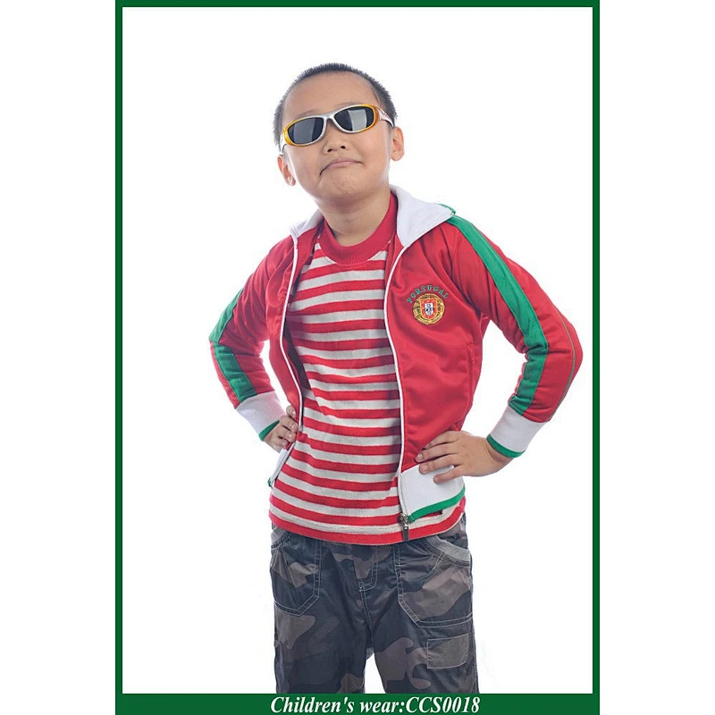 2014 fashion blue print Crew Shirt for boy tee