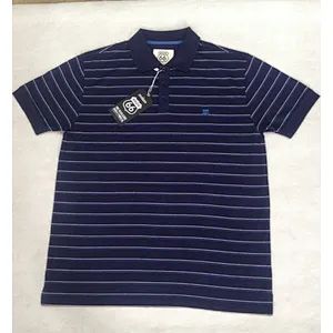 Hot sale polo t shirt stripe fashion very cheap clothes in china