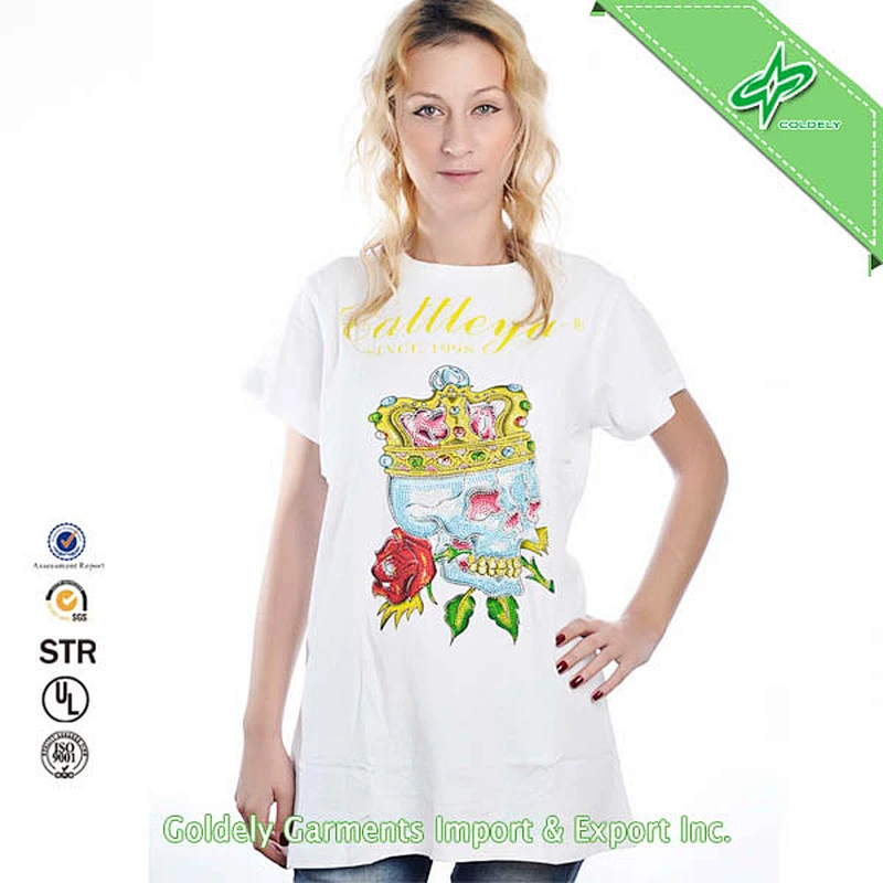 2014 Newest Arrival Women Custom Super Soft Cotton T-shirts