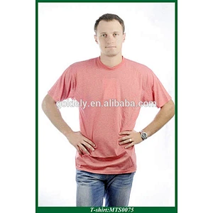 Good quality men's bamboo t-shirts wholesale factory