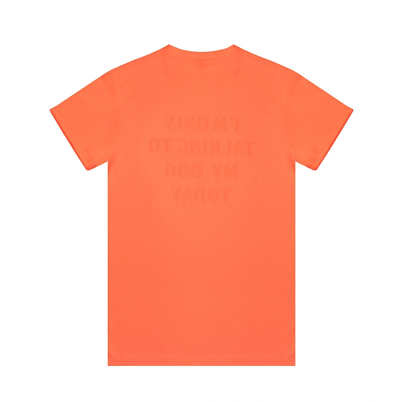 100% polyester eyelet fabric quick dry T shirt for promotion and marathon