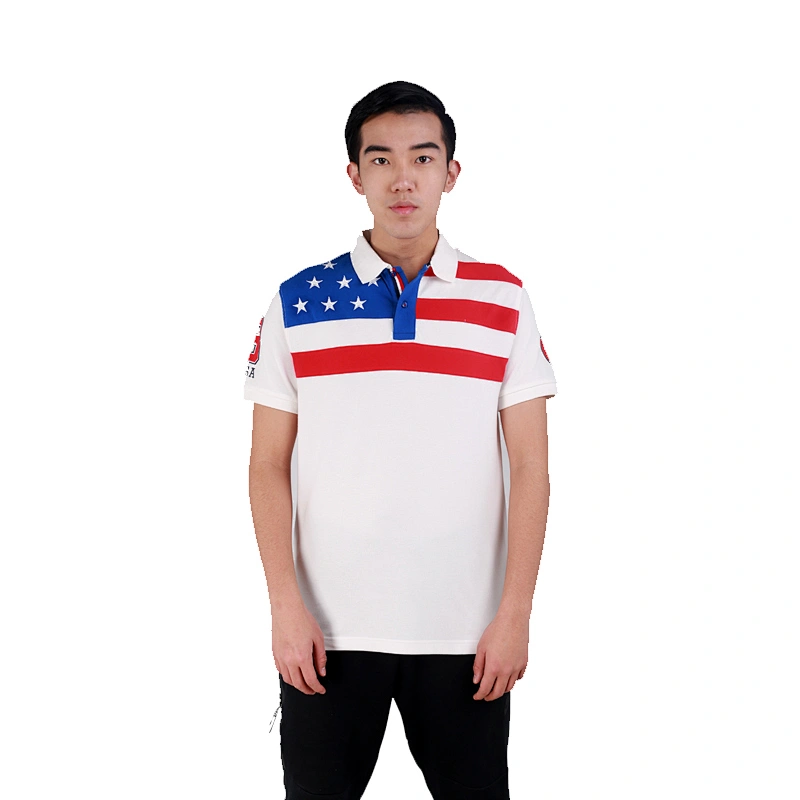 Adults Age Group and Shirts Product Type white and green color combination polo t shirts