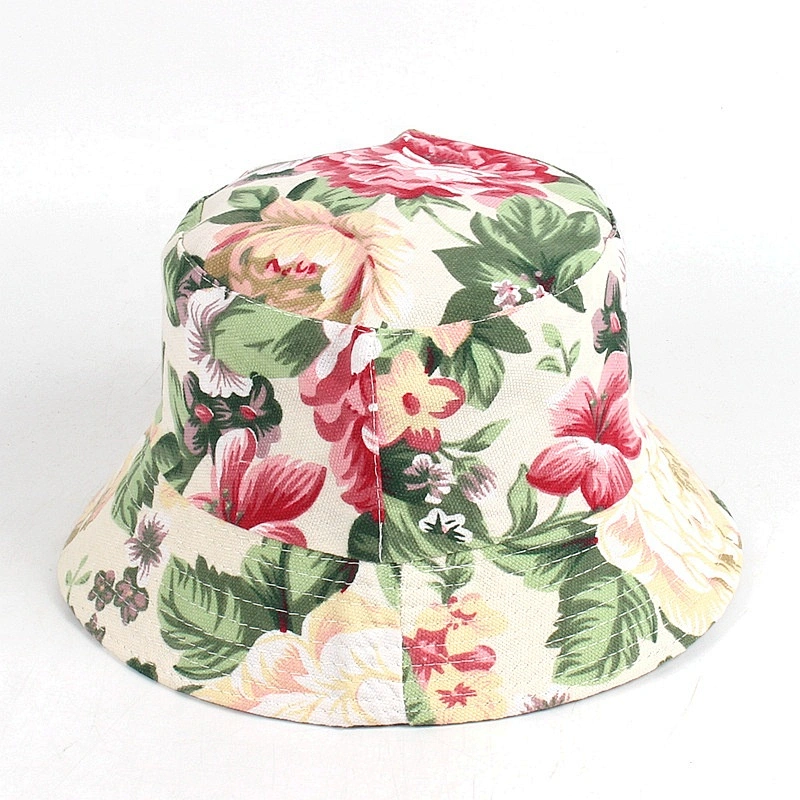 Hot selling!!!Print bucket hat ins trend flat outdoor hat summer sun hat