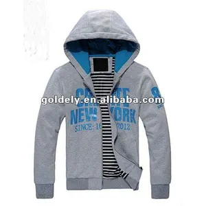 2012 hot sale full zipper hoody jacket for men women