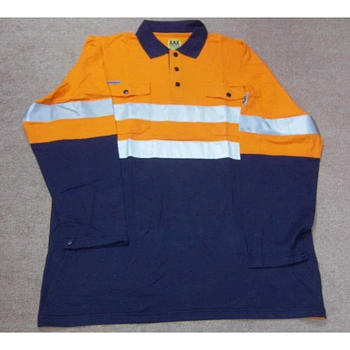 safety long sleeve polo t shirt with high quality