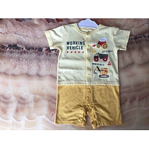 organic cotton baby rompers wholesale baby clothes with OEM design brand