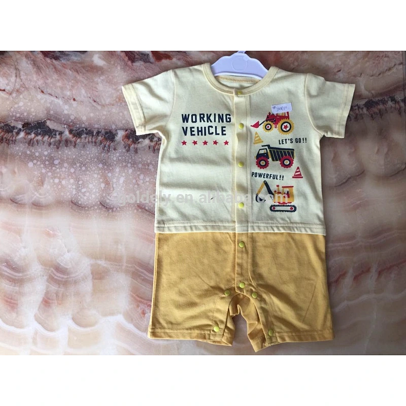 organic cotton baby rompers wholesale baby clothes with OEM design brand