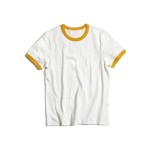2019 100% cotton custom plain men T-shirt printing
