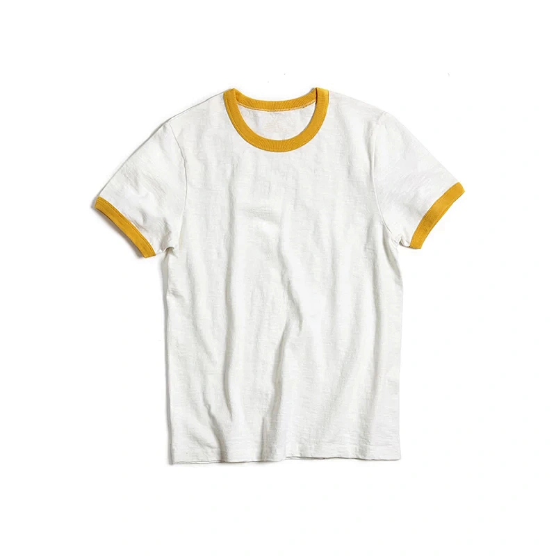 2019 100% cotton custom plain men T-shirt printing