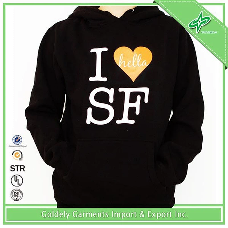 Mens new style reversible pima cotton hoodie