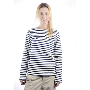 Stripe women's long sleeve t shirt with free sample
