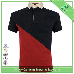 Latest design cotton hemp polo shirt
