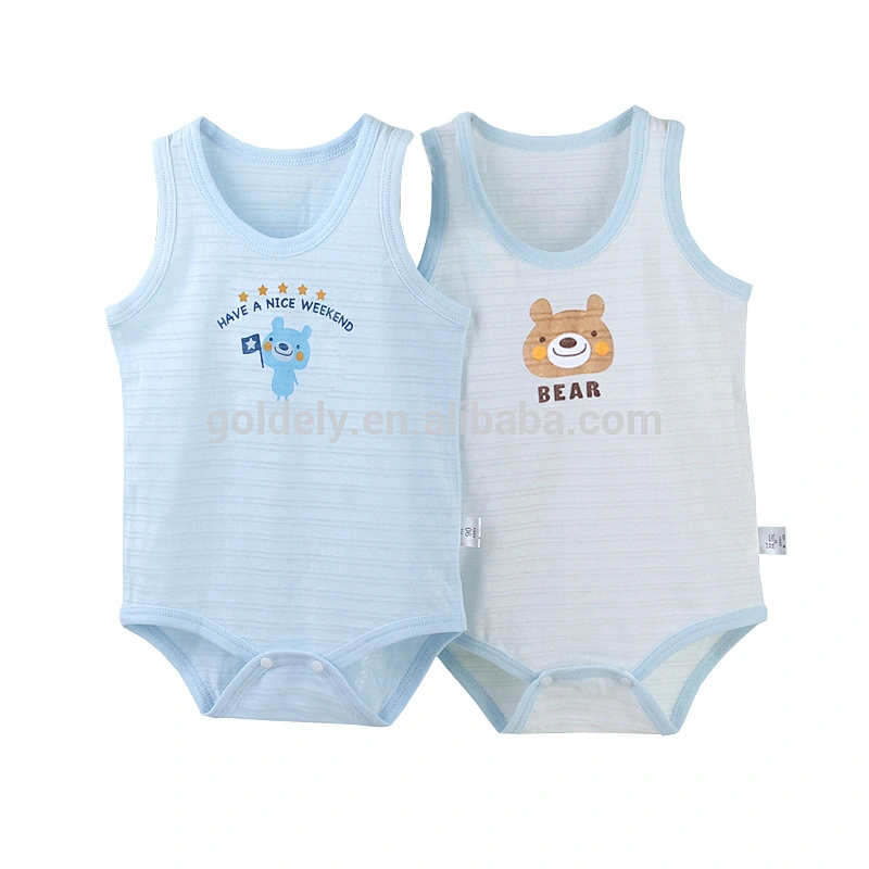 Plain dyed baby girl romper with printing own factory wholesale price