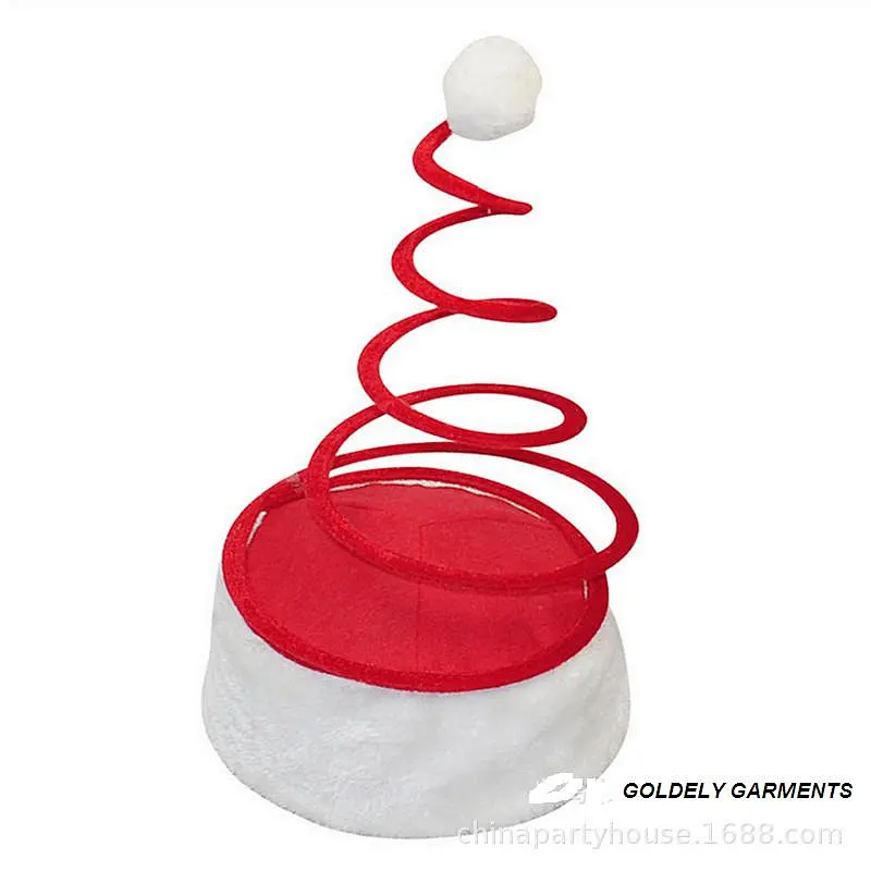 Christmas supplies Christmas ball decorations hat Christmas gifts red spring hat