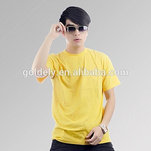 Round neck unisex plain color t shirts small MOQ  OEM custom washed soft cotton T-shirts