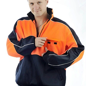 high visibility safety sweat polar fleece clothing
