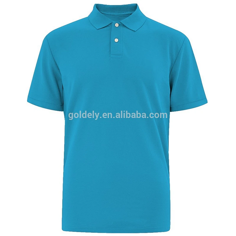 Men white short sleeve polo t shirts plain dyed