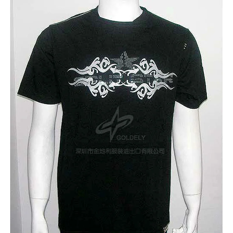 Y/D men's printing golf T-shirt with pique fabric in 2013 summer