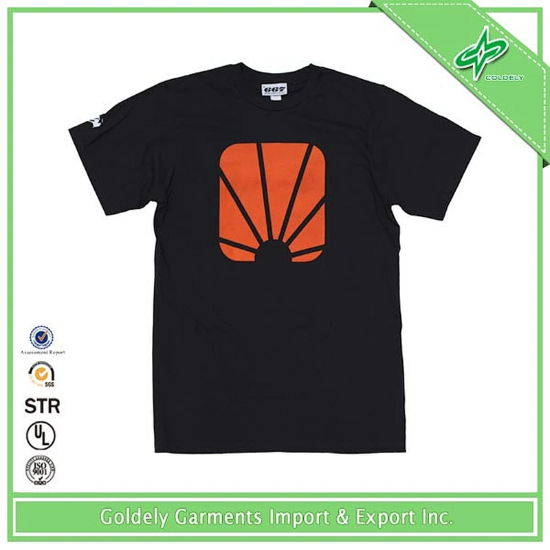 100% cotton plain black round neck t-shirt t-shirt company names