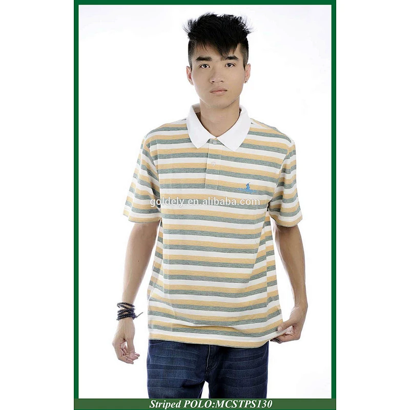 New 2014 Wholesale Fashion Custom Design Men's Polo Clothes