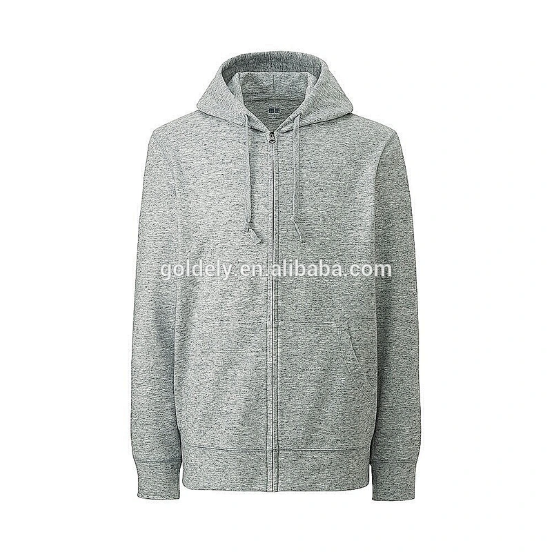 warm your heart mens zip up long sleeve thick hoodies sweatshirt from China factory