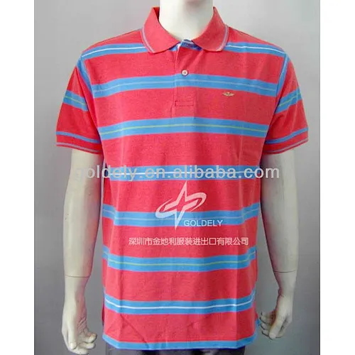 100% Cotton Jersey Polo Shirt Garment Factory