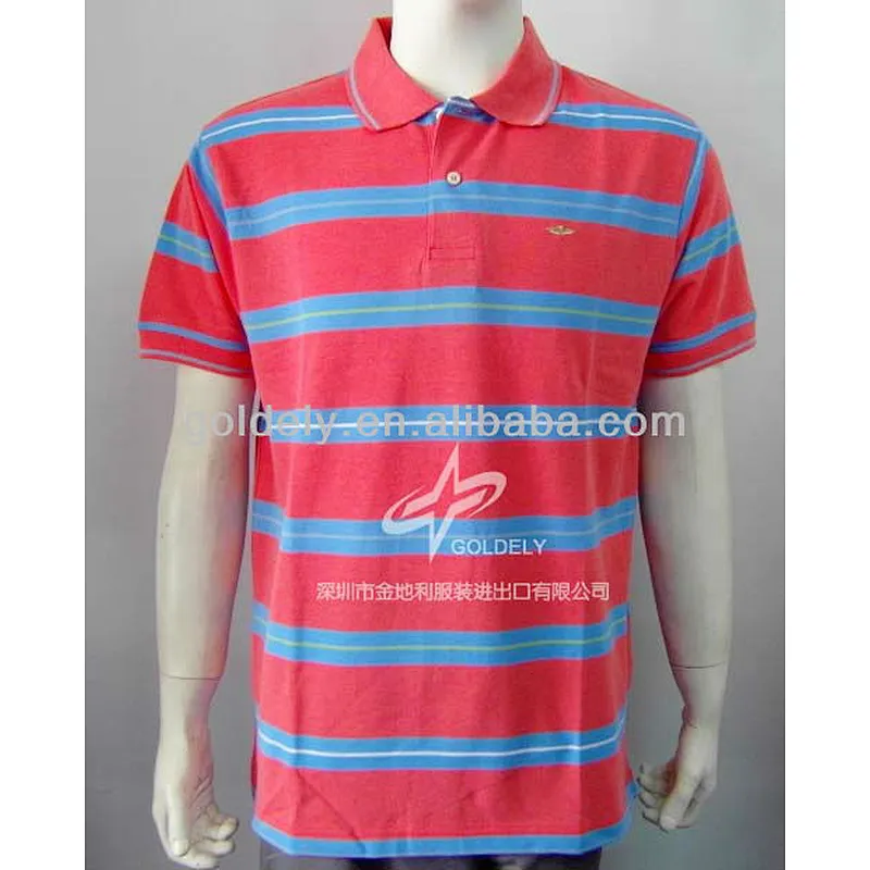 100% Cotton Jersey Polo Shirt Garment Factory